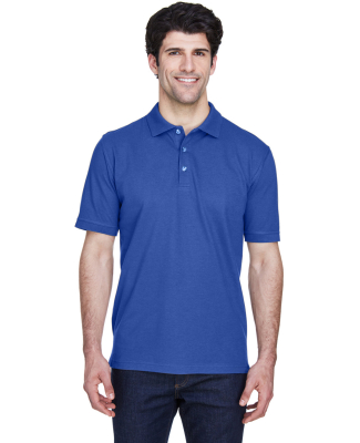 8535 UltraClub® Men's Classic Pique Cotton Polo in Royal