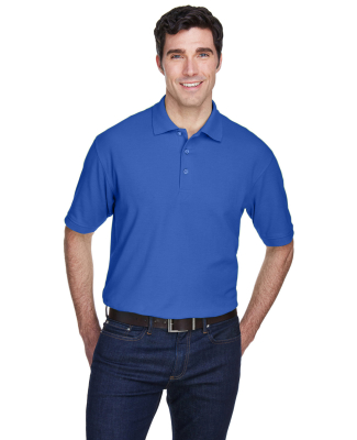 8540 UltraClub® Men's Whisper Pique Blend Polo   in Royal