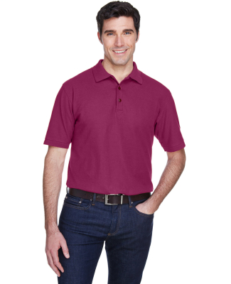 8540 UltraClub® Men's Whisper Pique Blend Polo   in Wine