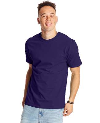 5180 Hanes Beefy-T in Grape smash