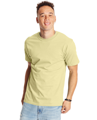 5180 Hanes Beefy-T in Lemon meringue