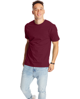 5180 Hanes Beefy-T in Maroon