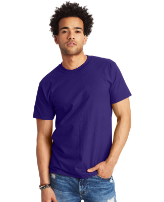 5180 Hanes Beefy-T in Purple