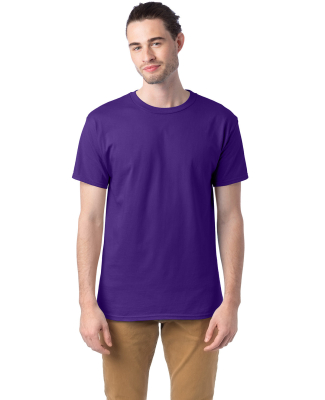 5280 Hanes Heavyweight T-shirt in Athletic purple