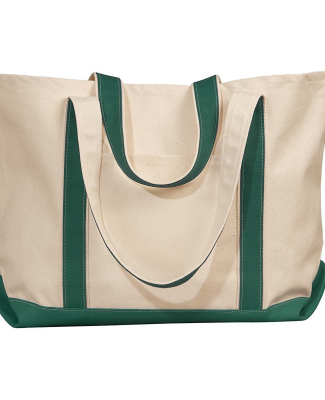 8872 Liberty Bags - 16 Ounce Cotton Canvas Tote in Natural/ forest