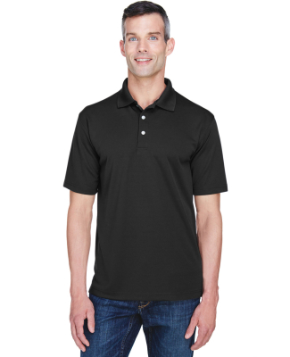 8445 UltraClub® Men's Cool & Dry Stain-Release Pe in Black