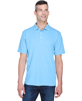 8445 UltraClub® Men's Cool & Dry Stain-Release Pe in Columbia blue