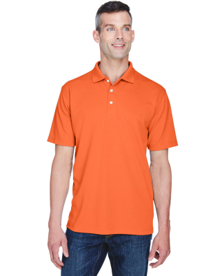 8445 UltraClub® Men's Cool & Dry Stain-Release Pe in Orange