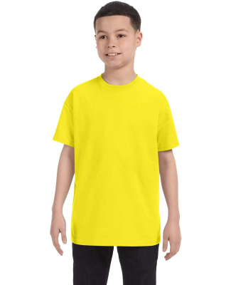 29B Jerzees Youth Heavyweight 50/50 Blend T-Shirt in Neon yellow