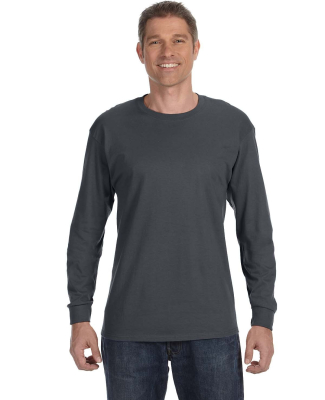 29LS Jerzees Adult Long-Sleeve Heavyweight 50/50 B in Charcoal grey