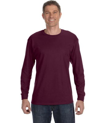 29LS Jerzees Adult Long-Sleeve Heavyweight 50/50 B in Maroon
