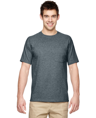 29MP Jerzees Adult Heavyweight 50/50 Blend T-Shirt in Black heather