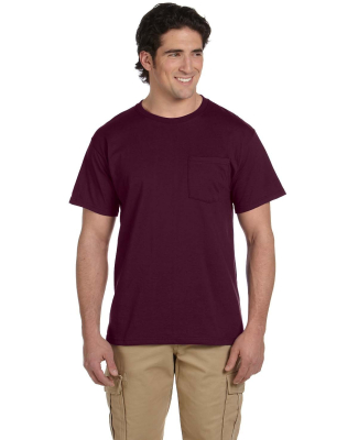 29MP Jerzees Adult Heavyweight 50/50 Blend T-Shirt in Maroon