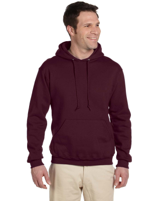 4997 Jerzees Adult Super Sweats® Hooded Pullover in Maroon