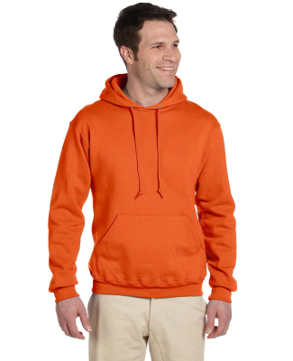 4997 Jerzees Adult Super Sweats® Hooded Pullover in Safety orange
