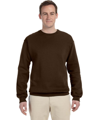 562 Jerzees Adult NuBlend® Crewneck Sweatshirt in Chocolate