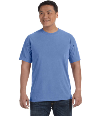 1717 Comfort Colors - Garment Dyed Heavyweight T-S in Flo blue
