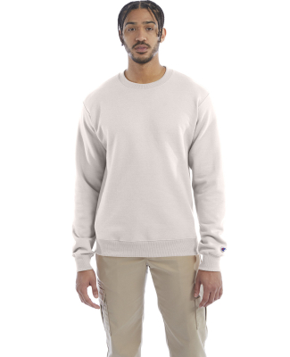 S600 Champion Logo Double Dry Crewneck Pullover in Body Blush