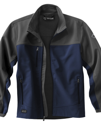 5350 DRI DUCK - Motion Soft Shell Jacket in Deep blue/ charcoal