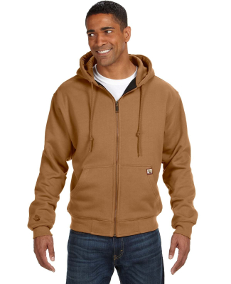 7033 DRI DUCK - Heavyweight Power Fleece Jacket wi in Saddle