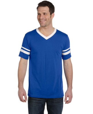 360 Augusta Sportswear Sleeve Stripe Jersey in Royal/ white