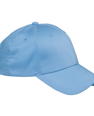 BX020 Big Accessories 6-Panel Structured Twill Cap in Carolina blue