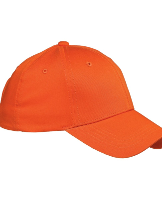 BX020 Big Accessories 6-Panel Structured Twill Cap in Orange