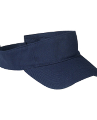 BX006 Big Accessories Cotton Twill Visor in Navy