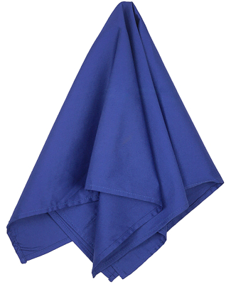 BA001 Big Accessories Solid Bandana in Royal