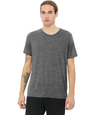 BELLA+CANVAS 3650 Mens Poly-Cotton T-Shirt in Asphalt slub