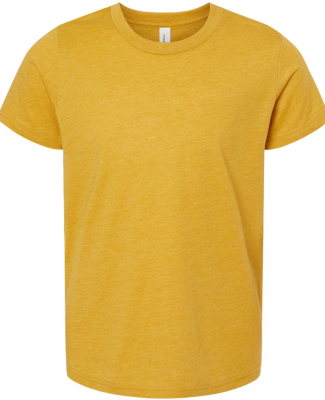 BELLA+CANVAS 3001Y Jersey Youth T-Shirt in Heather mustard