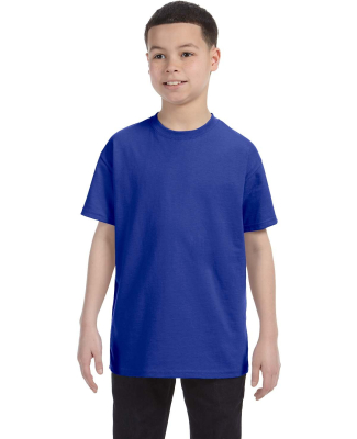 5000B Gildan™ Heavyweight Cotton Youth T-shirt  in Cobalt