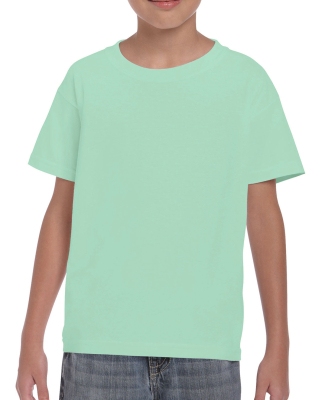 5000B Gildan™ Heavyweight Cotton Youth T-shirt  in Mint green