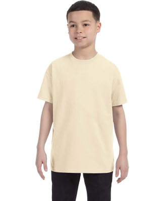 5000B Gildan™ Heavyweight Cotton Youth T-shirt in Natural