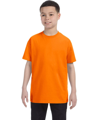 5000B Gildan™ Heavyweight Cotton Youth T-shirt  in Tennessee orange