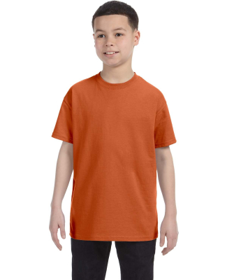5000B Gildan™ Heavyweight Cotton Youth T-shirt  in Texas orange
