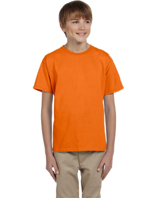 2000B Gildan Ultra Cotton Youth T-shirt in Safety orange