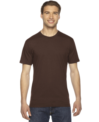 2001 American Apparel Fine USA Made Jersey Tee in Brown