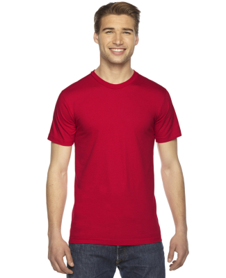 2001 American Apparel Fine USA Made Jersey Tee in Red