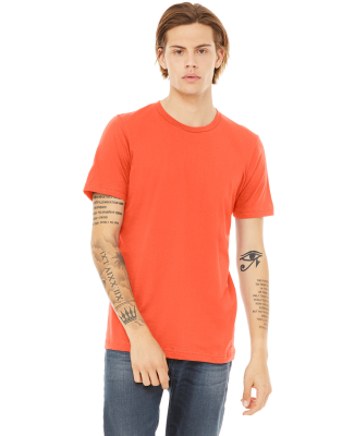 BELLA+CANVAS 3001 Soft Cotton T-shirt in Coral