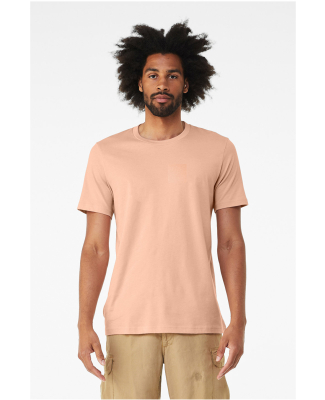BELLA+CANVAS 3001 Soft Cotton T-shirt in Peach