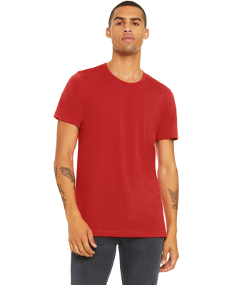 BELLA+CANVAS 3001 Soft Cotton T-shirt in Red