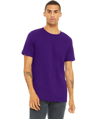 BELLA+CANVAS 3001 Soft Cotton T-shirt in Team purple