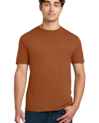 Gildan 64000 G640 Soft Style 30 Singles Ring-spun  in Fan t. orange