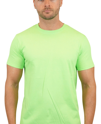 Gildan 64000 G640 Soft Style 30 Singles Ring-spun  in Lime