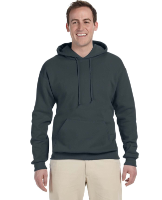 996M JERZEES® NuBlend™ Hooded Pullover Sweatshi in Black heather
