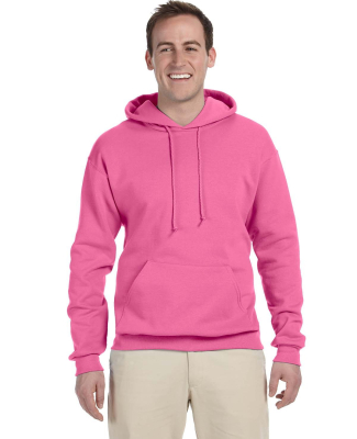 996M JERZEES® NuBlend™ Hooded Pullover Sweatshi in Neon pink
