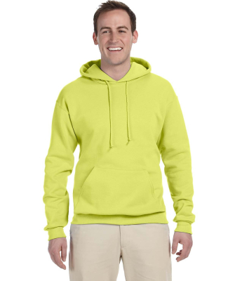 996M JERZEES® NuBlend™ Hooded Pullover Sweatshi in Safety green