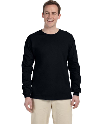 2400 Gildan Ultra Cotton Long Sleeve T Shirt  in Black