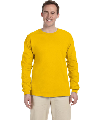 2400 Gildan Ultra Cotton Long Sleeve T Shirt  in Gold